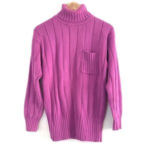 Lizsport | Vintage ribbed knit turtleneck sweater size small